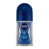Nivea Men Fresh Active Antiperspirant Roll On - 50ml - ShopXonline